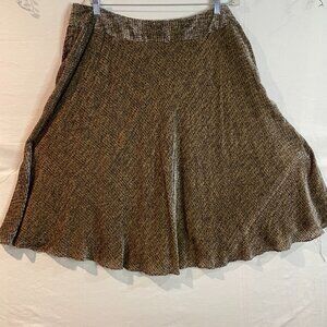 Jones New York Woman's Textured Office Wear Skirt 18W Rayon & Silk Blend